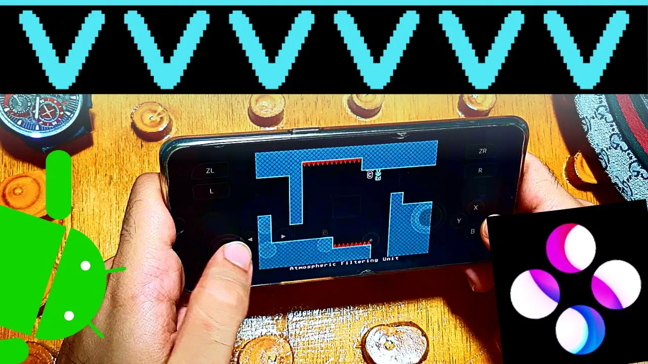 VVVVVV Android Gameplay - Skyline Switch Emulator - Skyline Emu 2022