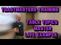 Download Lagu TABLE TOPICS MASTER Live Example at a TOASTMASTERS MEETING