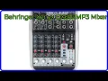 REVIEW 2026 Behringer Xenyx QX602MP3 Mixer ESSENTIAL details