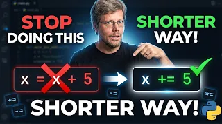 Assignment operators in Python Shorter way
