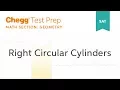 SAT prep - SAT Geometry Right Circular Cylinders