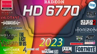 15 GAMES - AMD Radeon 6770 1GB A GAMING EXPERIENCE in 2023-2024