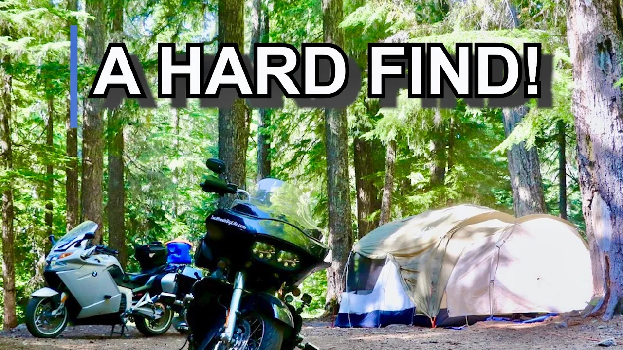 MOTORCYCLE CAMPING - I guess this camping spot will do 🤔🤣. (S2 EP18) #motorcyclecamping