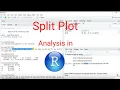 Split plot analysis along with LSD test in R