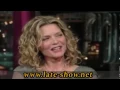 Michelle Pfeiffer Cuts Al Pacino - David Letterman