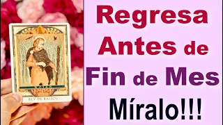 REGRESA ANTES de FINAL de este MES 💞🥹 MÍRALO!!! 😲 Tarot Amor Canalización