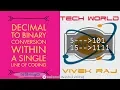 decimal to binary coding in one line java
