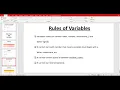 Lesson 2 Data Types and Variables