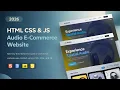 Build a Complete Modern Premium E-Commerce Website Store using JavaScript