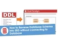 How to Reverse Database Schema into ERD without connecting to Database