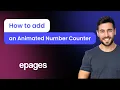 How to add an Animated Number Counter to ePages