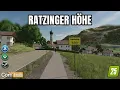 LS25 Ratzinger Hohe - Authentic Bavarian map in the Alpine foothills