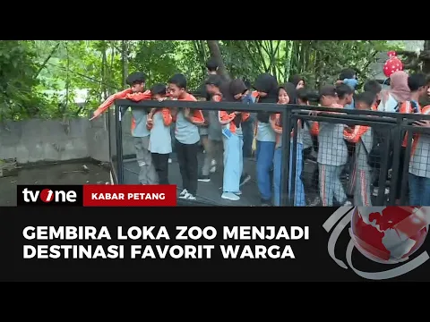 Suasana Liburan Warga di Kebun Binatang Gembira Loka