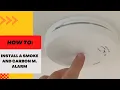 How to Install a First Alert Fire and Carbon Monoxide Alarm