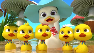 Five Little Ducks | Lalafun Kids Songs