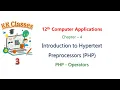 12th Computer Applications - Chapter 4