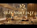 Cozy Winter Jazz Apartment 🎄 Relaxing Christmas Night Music \u0026 Snow View Ambiance