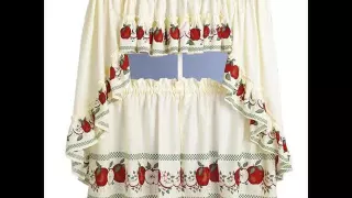 Kitchen Curtains In Difftrent Colors And Designs