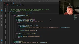 Software Demonstration for Java Hangman Game