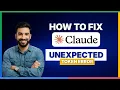 How to fix Claude Code unexpected token error FULL GUIDE