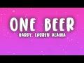 HARDY - One Beer (Lyrics) ft. Lauren Alaina, Devin Dawson