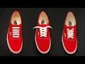 4 COOL SHOE LACE STYLE VANS Shoe lacing tutorials for 5 holes