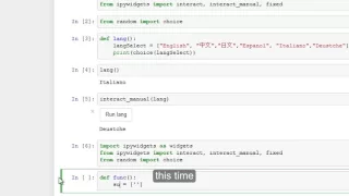 Create Interactive Button With IPython - ipywidgets 2016