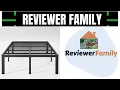 Neslime 18 Inch Full Size Bed Frame No Box Spring Needed Heavy Duty Metal Platform