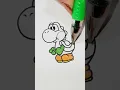 Coloring in yoshi