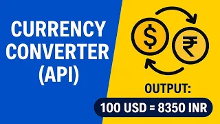 Build a Live Currency Converter in Python Real-Time Exchange Rate API Project