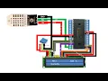 PIC16F877A interface DHT22 temp and humidity sensor Output on 16 x 2 Lm016 LCD