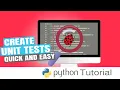 HOW TO CREATE UNIT TESTS IN PYTHON PYTEST TUTORIAL LEARN UNIT TESTING WRITE UNIT TESTS