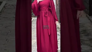 دريسات محجبات صيفي 2025 Abayaworld Hijab عبايات دريسات Hijabstyle لايك اشتراك 