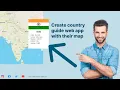 Create Guide country app with Map rest api google map codeflix