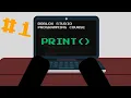 PRINT - Roblox Studio Programming Course