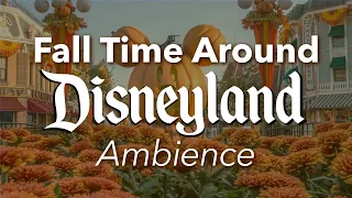 Fall Time Around Disneyland Ambience Autumn Disneyland DCA Halloween Ambience 