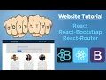 Build a Website with React React-Bootstrap and React-Router Part