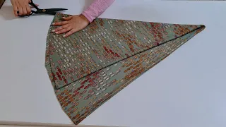 ✅ Secrets of Great Tailors ✂️Only 1.5 meter fabric ☝️You will be surprised at how easy it is🍁So Easy