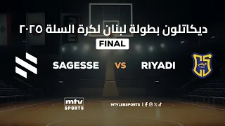 Decathlon Lebanese Basketball Championship 2024 2025 FINAL Game 4 Sagesse Vs Riyadi 