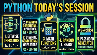 Python Bitwise Math Random Automatic Password Generator for CBSE Class 11