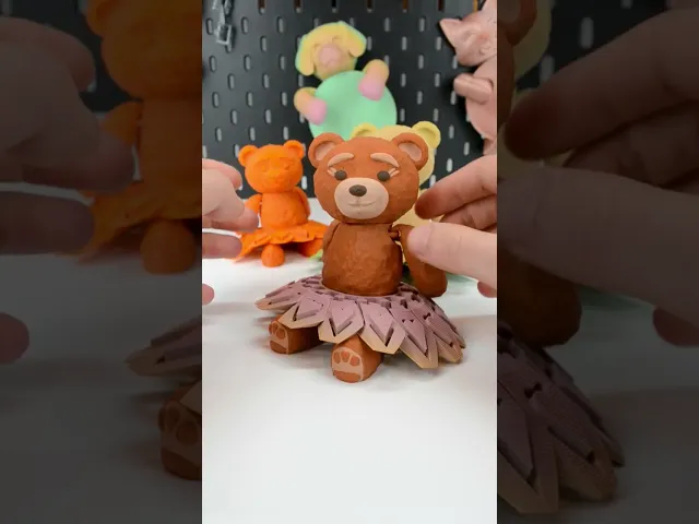 Teddy Bear In Movable Skirt video thumbnail