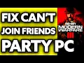 How To FIX Modern Warfare 3 Can t Join Friends Party PC Steam 2025