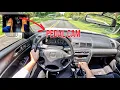 1998 Honda Prelude Type SH POV Driving Experience Pedal Cam