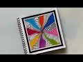 Colorful Zentangle pattern Simple Zentangle art How to draw a easy Zentangle step by step