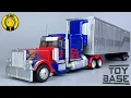 Lagu 【Perfect Optimus Prime + Trailer】Transformers MB-11 Leader Class Optimus Prime Truck Robot