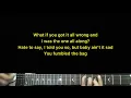 Jenna Raine - Fumbled The Bag | Karaoke Guitar Instrumental