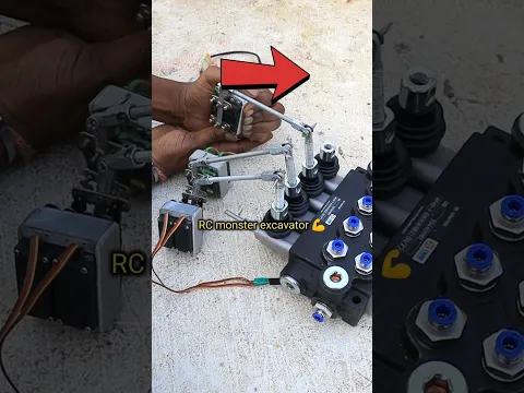making RC monster excavator 💪#power #king #monster