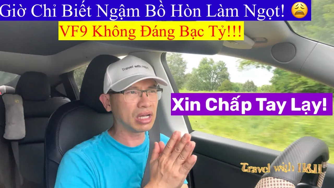 Outline Video Mới Mua Vinfast VF9 Đã Khóc Ròng..Xe Dán Keo Ai Chịu Nổi?!!😲