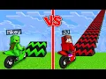 Download Lagu JJ and Mikey: NOOB vs PRO Trampoline Battle in Minecraft - Maizen