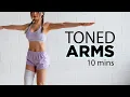 10 Mins Toned Arms Workout No Equipment